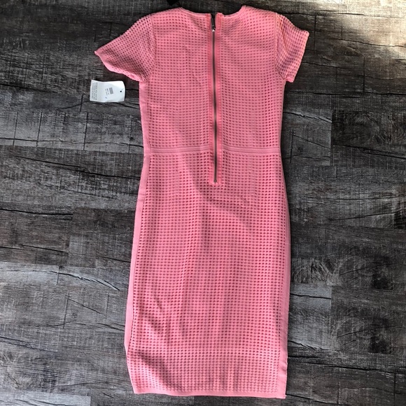 NWT LINE sz M pink fishnet dress - Picture 5 of 6